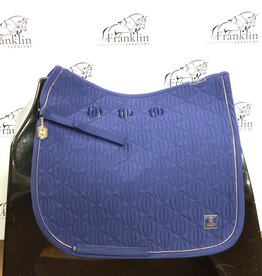 Eskadron Eskadron Heritage Softshell Emblem Dressage Saddle Pad True Blue Full