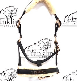 Eskadron Eskadron Heritage Faux Leather Halter with Fleece Black