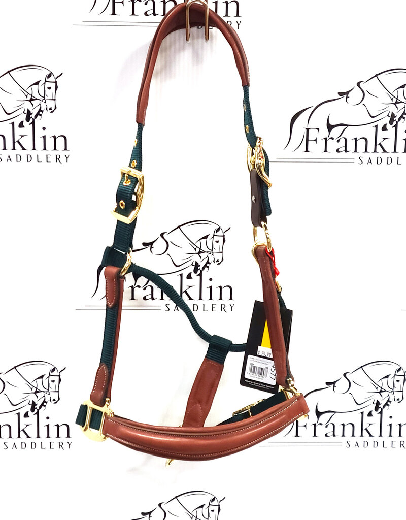 LUSSO Lusso Padded Breakaway Halter Hunter Green