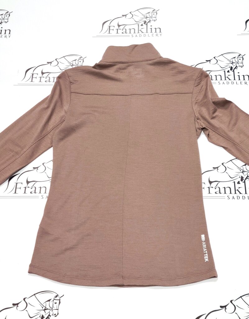 Ariat Ariat Women's Cheviot 1/4 Zip Long Sleeve Baselayer Twlight Mauve