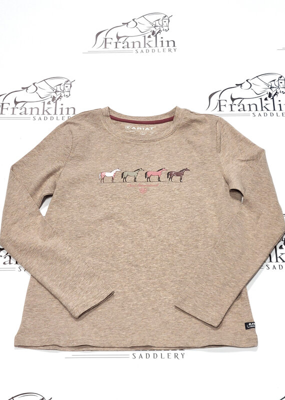Ariat Ariat Youth Different Color Long Sleeve Banyan Bark Heather