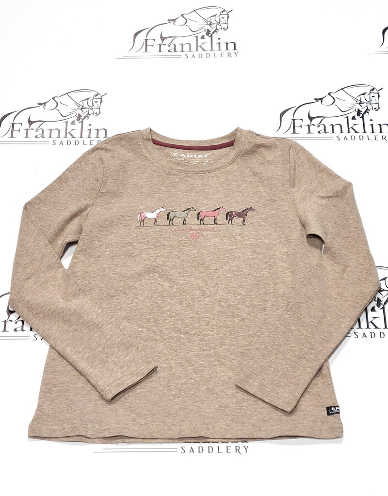 Ariat Ariat Youth Different Color Long Sleeve Banyan Bark Heather