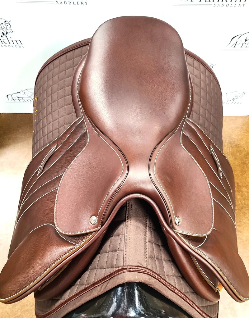 Butet Butet Premium Integrated L 15" Seat 1.5 Flap Standard Tree DF Gold Saddle