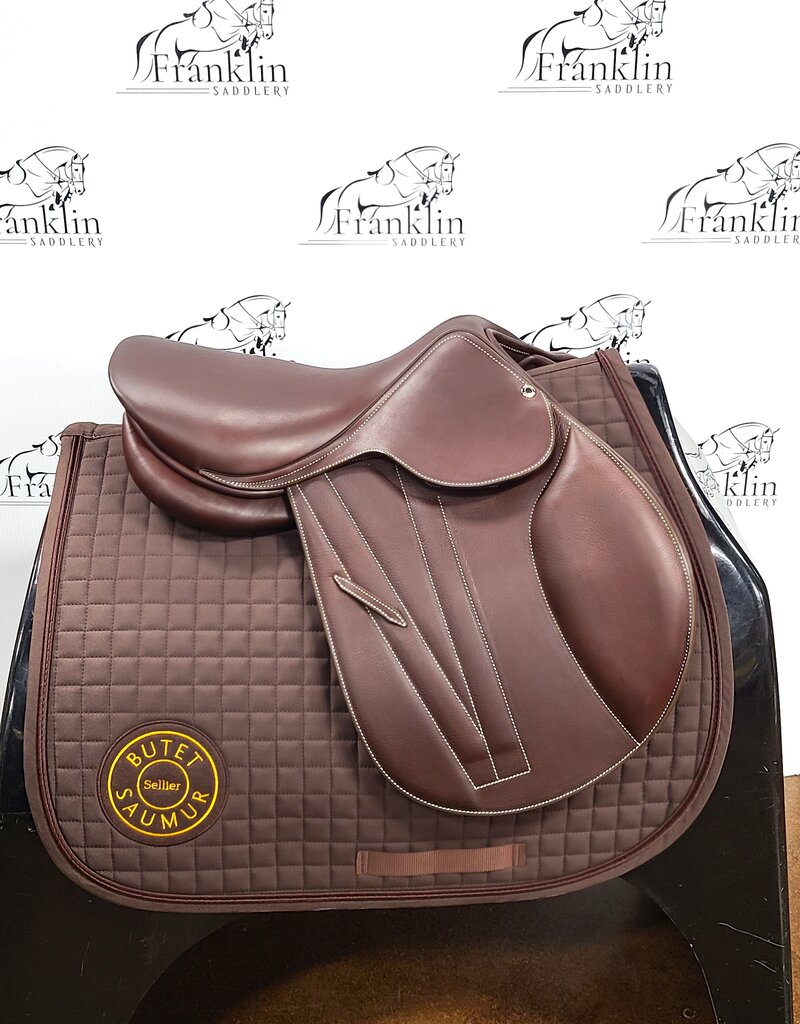 Butet Butet Premium Integrated L 15" Seat 1.5 Flap Standard Tree DF Gold Saddle