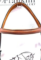 Butet *New* Butet Combined (Flash) Noseband Sports Bridle Gold Full
