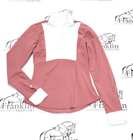 Horse Pilot Horse PIlot Women's Monica Long Sleeve Show Shirt Mesa Pink