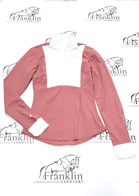 Horse Pilot Horse PIlot Women's Monica Long Sleeve Show Shirt Mesa Pink
