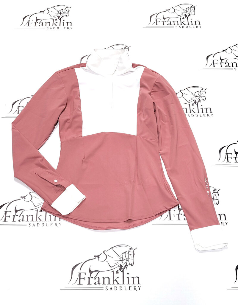 Horse Pilot Horse PIlot Women's Monica Long Sleeve Show Shirt Mesa Pink
