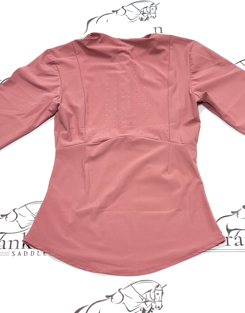 Horse Pilot Horse PIlot Women's Monica Long Sleeve Show Shirt Mesa Pink