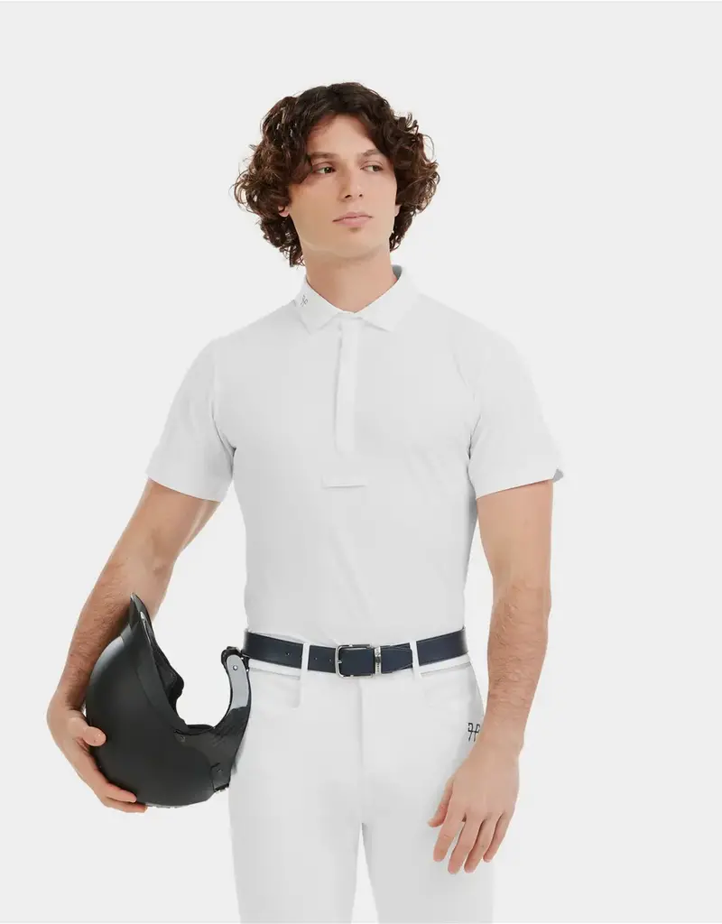 Horse Pilot Horse Pilot Aerolight Men's Short Sleeve Show Shirt White