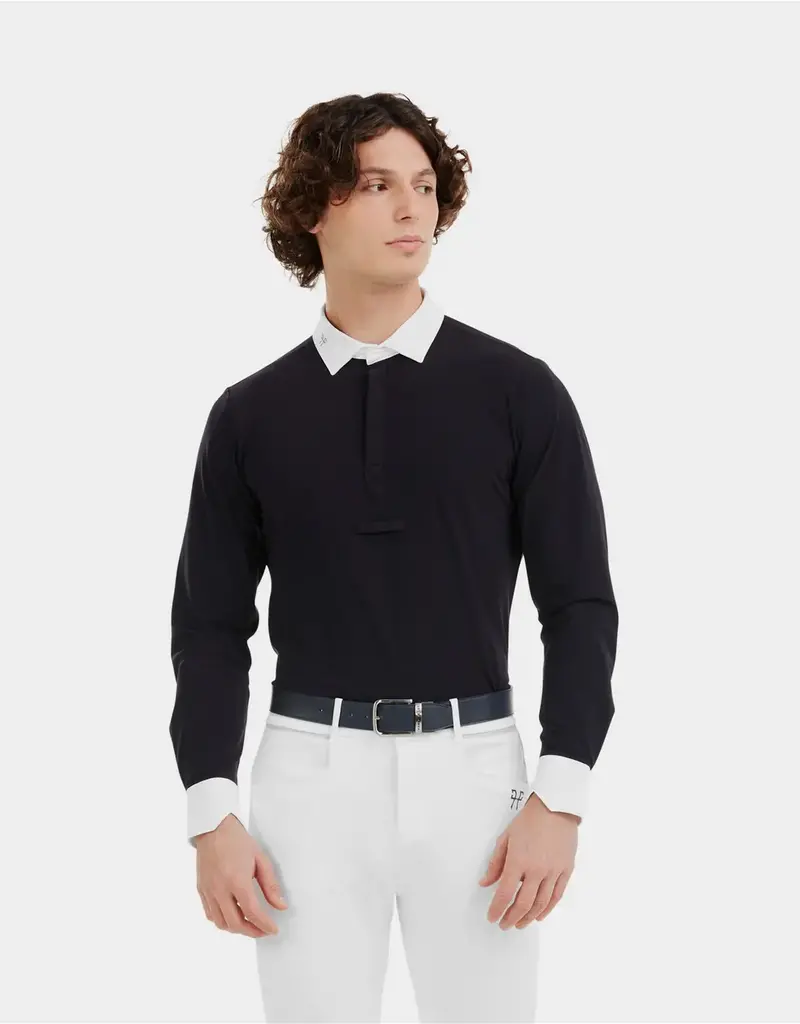 Horse Pilot Horse Pilot Aerolight Men's Long Sleeve Show Shirt Dark Night