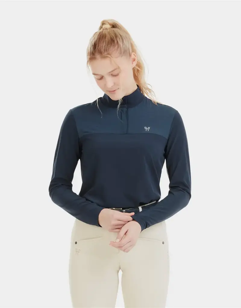 Horse Pilot Horse Pilot Women's Sunrise Long Sleeve Shirt Navy