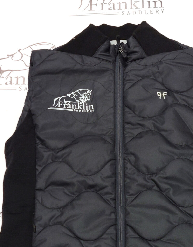 Horse Pilot Horse Pilot Women's Rider Vest With Franklin Saddlery Logo Black