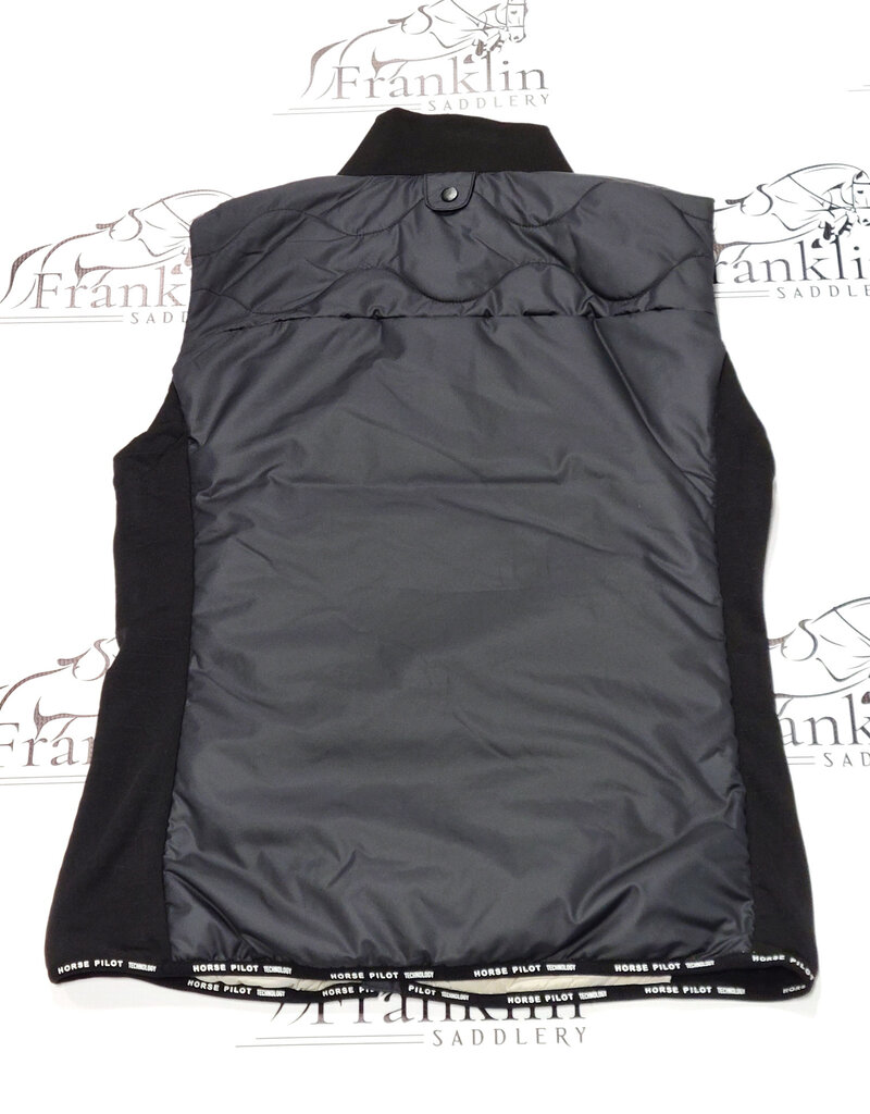 Horse Pilot Horse Pilot Women's Rider Vest With Franklin Saddlery Logo Black