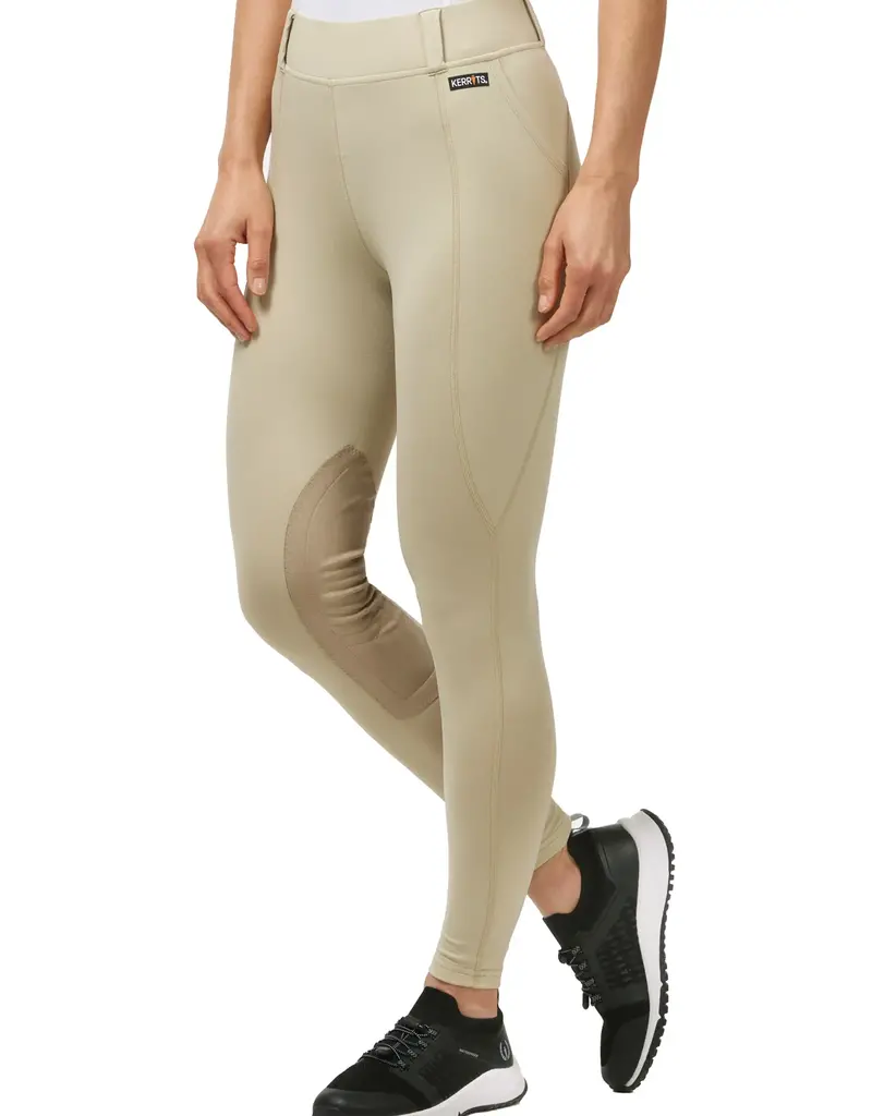 Kerrits Kerrits Women's Performance Knee Patch Pocket Tight Tan