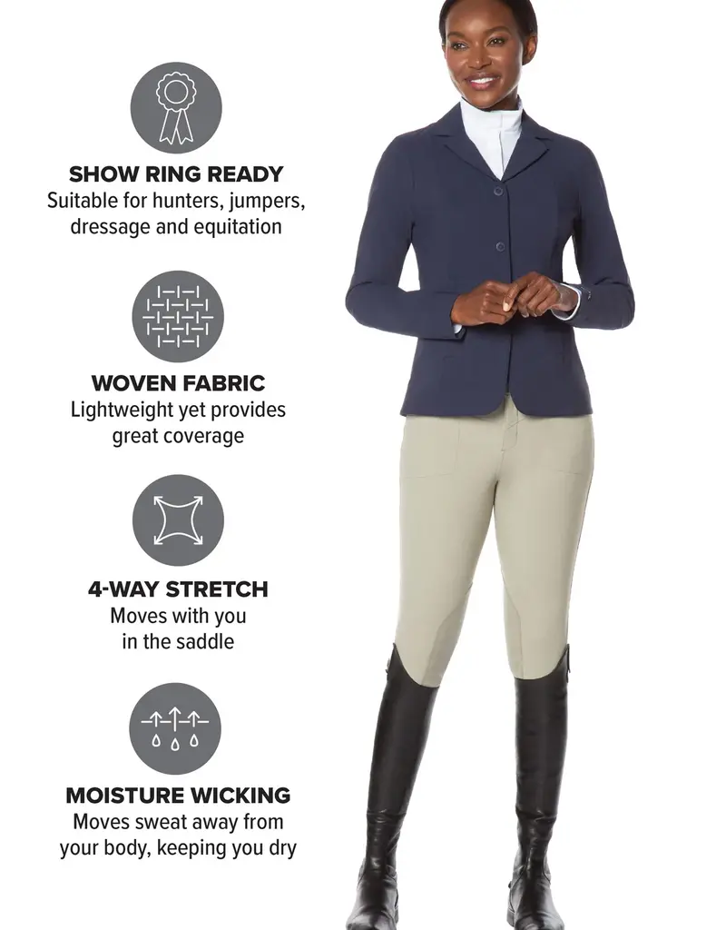 Kerrits Kerrits Ladies Crossover II Knee Patch Breeches Tan