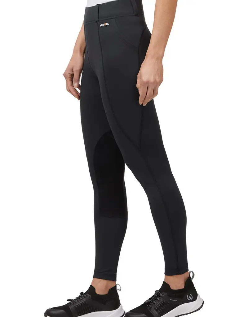 Kerrits Kerrits Women's Performance Knee Patch Pocket Tight Black