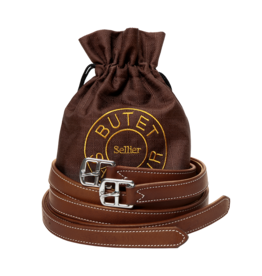 Butet Butet Standard Lined Stirrup Leathers Gold
