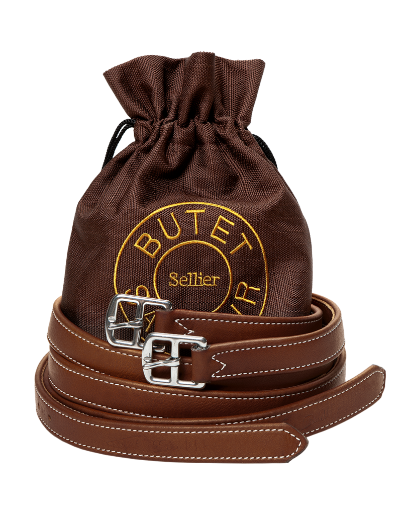 Butet Butet Standard Lined Stirrup Leathers Gold