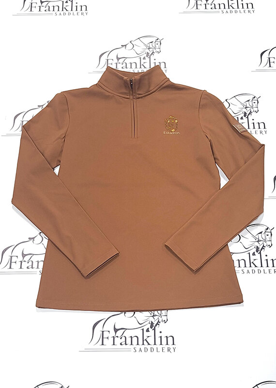 Eskadron Eskadron Heritage Long Sleeve 1/4 Zip Training Top Almond
