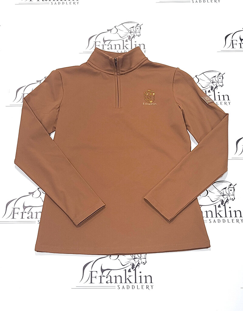 Eskadron Eskadron Heritage Long Sleeve 1/4 Zip Training Top Almond