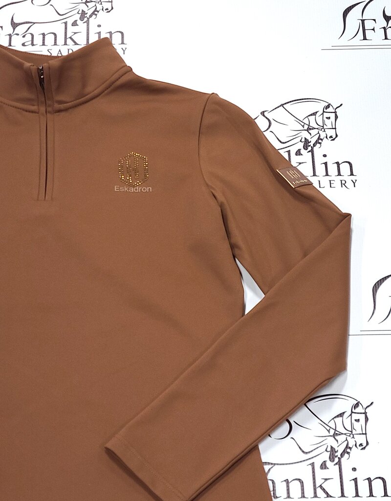 Eskadron Eskadron Heritage Long Sleeve 1/4 Zip Training Top Almond