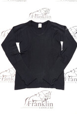 TKEQ TKEQ The 'Kennedy' Seamless Long Sleeve 2.0 V Neck Black