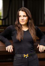 TKEQ TKEQ The 'Kennedy' Seamless Long Sleeve 2.0 V Neck Black