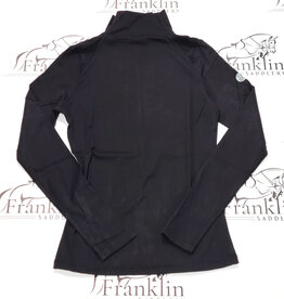 TKEQ TKEQ The 'Chloe' High Collar Technical Top Black