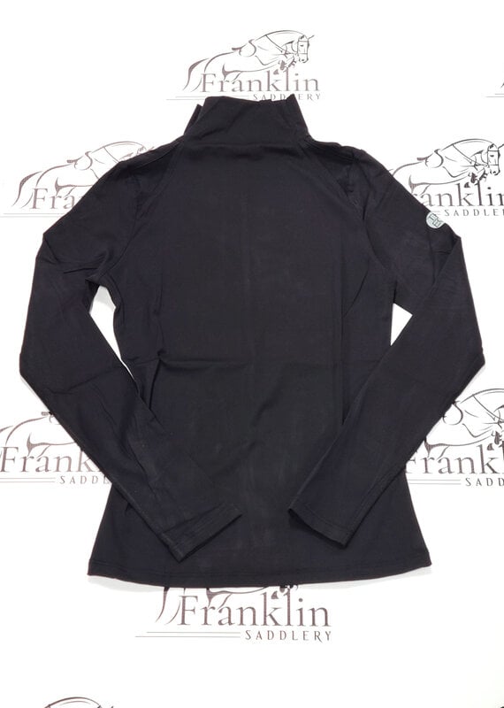 TKEQ TKEQ The 'Chloe' High Collar Technical Top Black