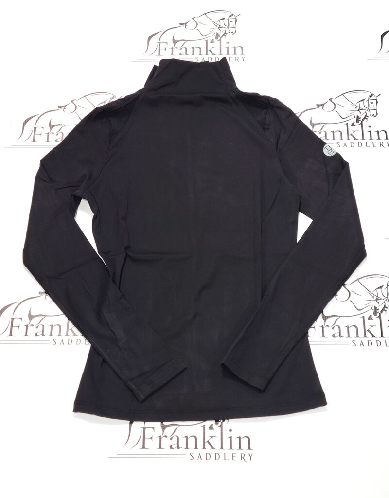 TKEQ TKEQ The 'Chloe' High Collar Technical Top Black