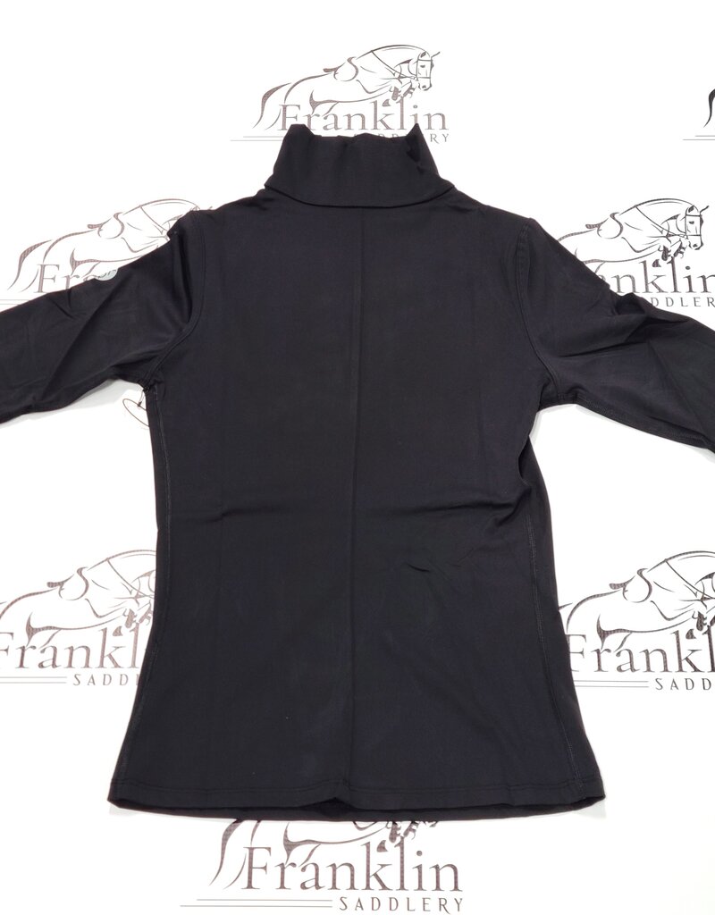 TKEQ TKEQ The 'Chloe' High Collar Technical Top Black