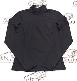 TKEQ TKEQ The 'Logan' Perforated Competition Long Sleeve Shirt Black