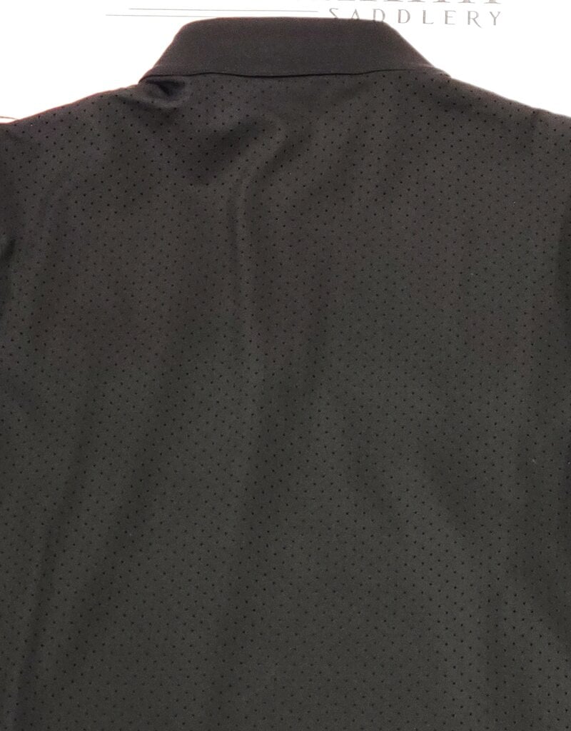 TKEQ TKEQ The 'Logan' Perforated Competition Long Sleeve Shirt Black