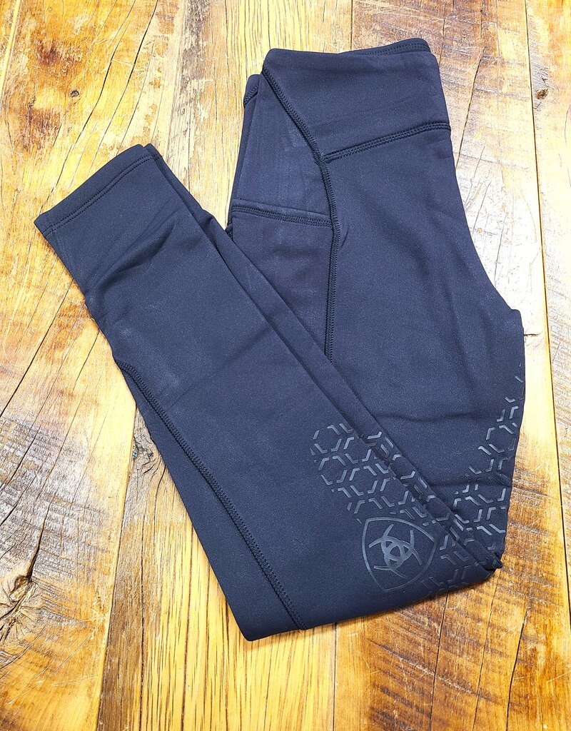 Ariat Ariat Youth Venture Thermal Half Grip Tight Black