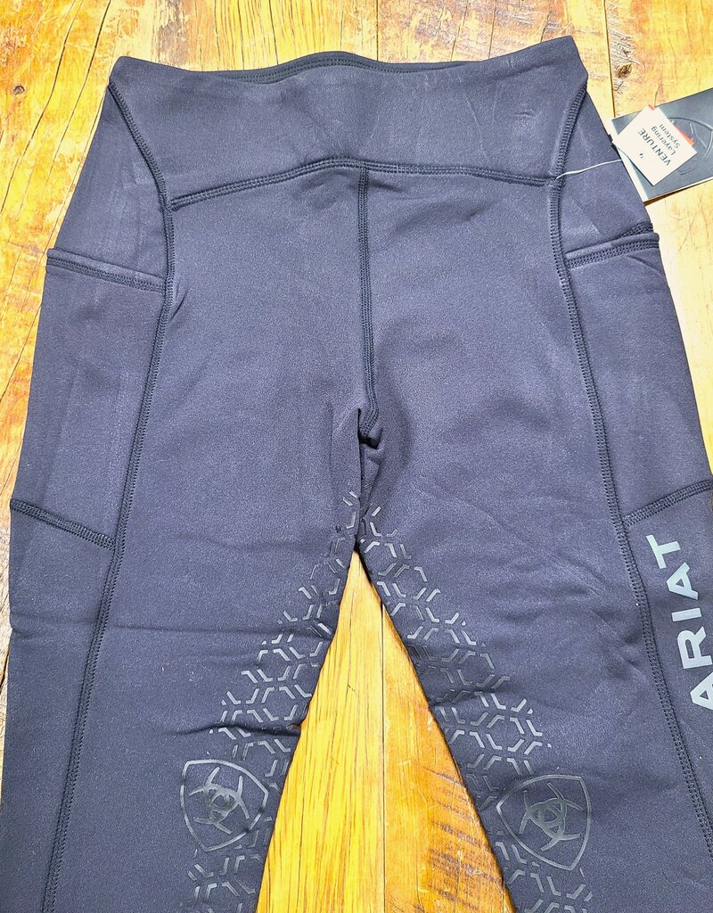 Ariat Ariat Youth Venture Thermal Half Grip Tight Black