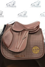 Butet Butet Premium Integrated L 16.5" Seat 2.5 Flap Standard Tree FVIRG Gold Saddle