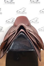 Butet Butet Premium Integrated L 16.5" Seat 2.5 Flap Standard Tree FVIRG Gold Saddle