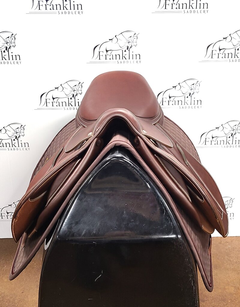 Butet Butet Premium Integrated L 16.5" Seat 2.5 Flap Standard Tree FVIRG Gold Saddle