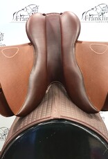 Butet Butet Premium Integrated L 16.5" Seat 2.5 Flap Standard Tree FVIRG Gold Saddle