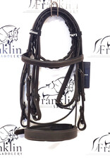 LeMieux LeMieux Flat Hunter Bridle with Laced Reins Havana/Silver Full