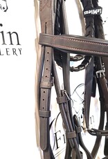 LeMieux LeMieux Flat Hunter Bridle with Laced Reins Havana/Silver Full