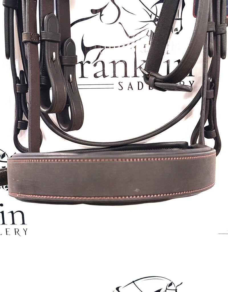 LeMieux LeMieux Flat Hunter Bridle with Laced Reins Havana/Silver Full