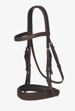 LeMieux LeMieux Flat Hunter Bridle with Laced Reins Havana/Silver Full