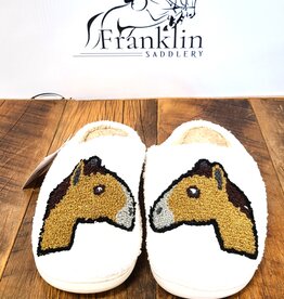 Dreamers & Schemers Dreamers & Schemers Horse Head Emoji Slippers