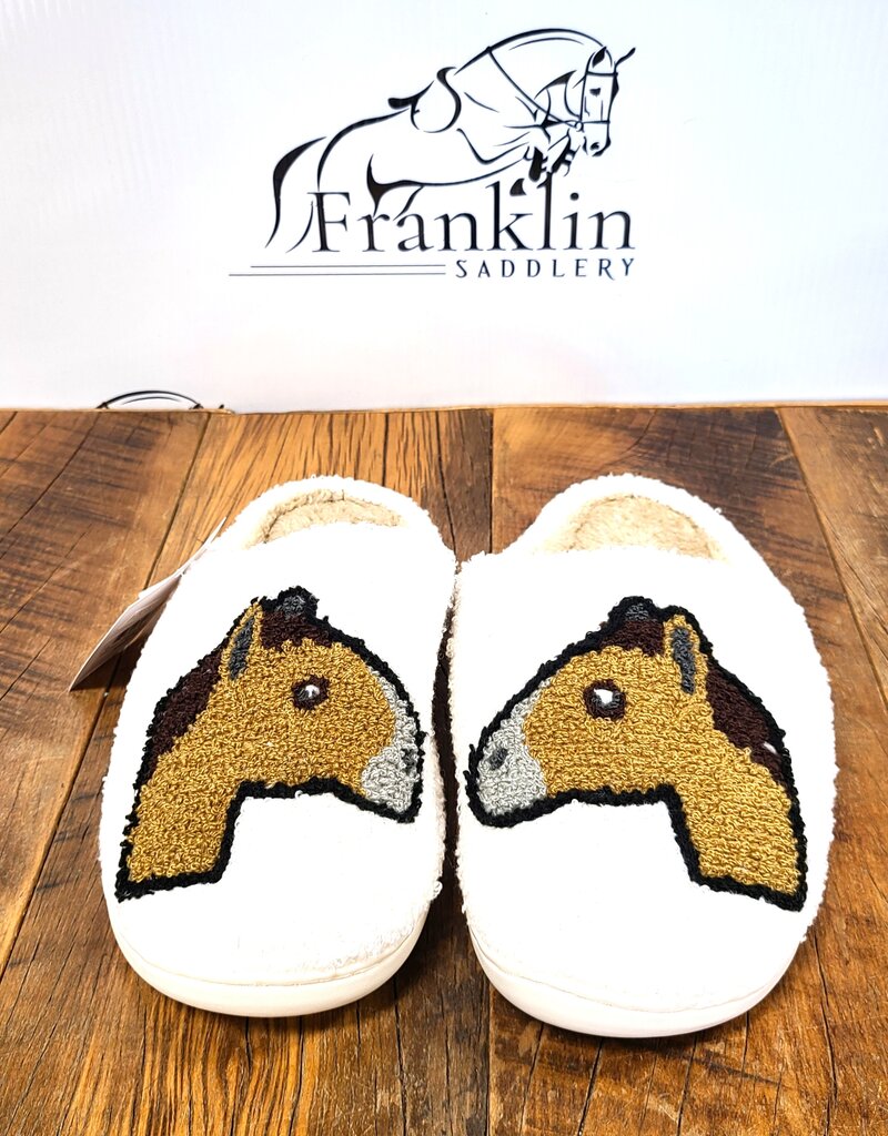 Dreamers & Schemers Dreamers & Schemers Horse Head Emoji Slippers