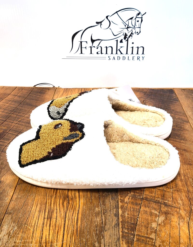 Dreamers & Schemers Dreamers & Schemers Horse Head Emoji Slippers