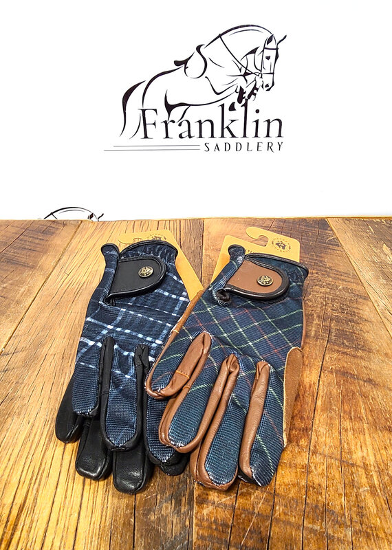 Sixteen Cypress Sixteen Cypress Riding Gloves, Field Plaid