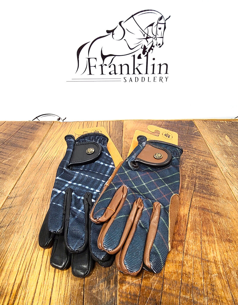 Sixteen Cypress Sixteen Cypress Riding Gloves, Field Plaid