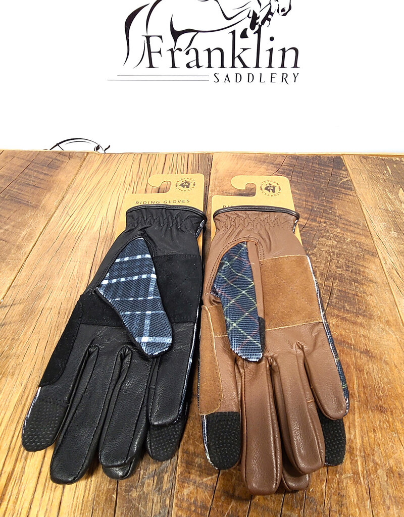 Sixteen Cypress Sixteen Cypress Riding Gloves, Field Plaid